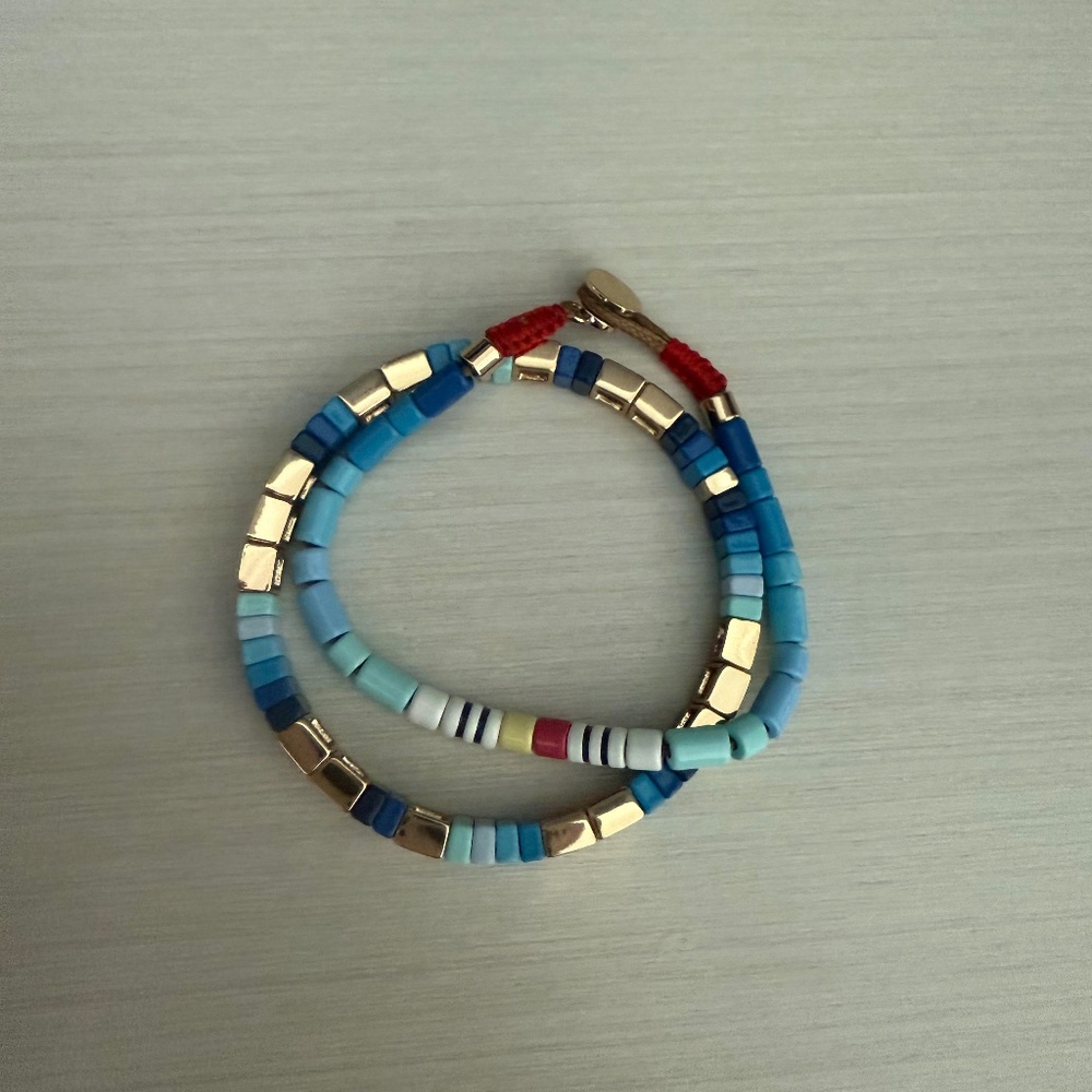 ROXANNE ASSOULIN  Blue Jean Duo Bracelets set